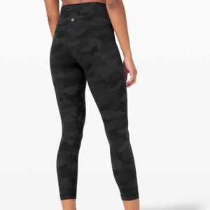 lululemon Align II High-Rise Pant 25" in Black Camo